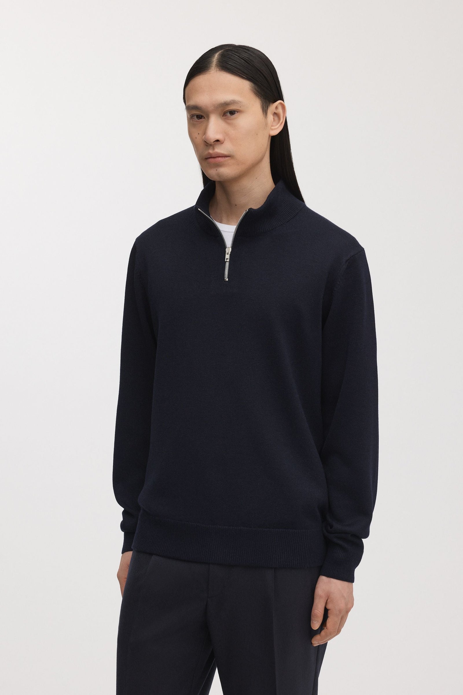 The Merino Half Zip Sweater