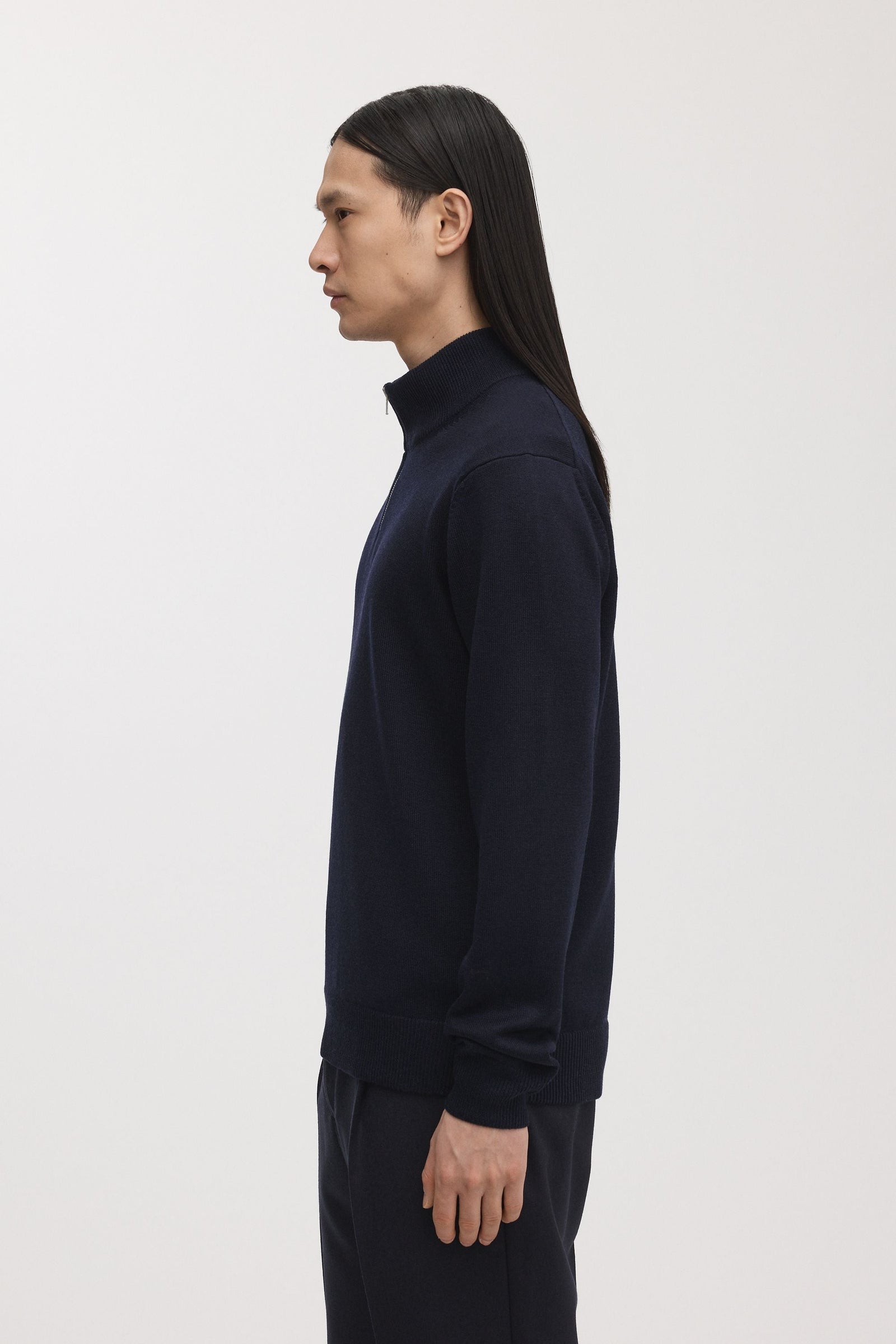 The Merino Half Zip Sweater