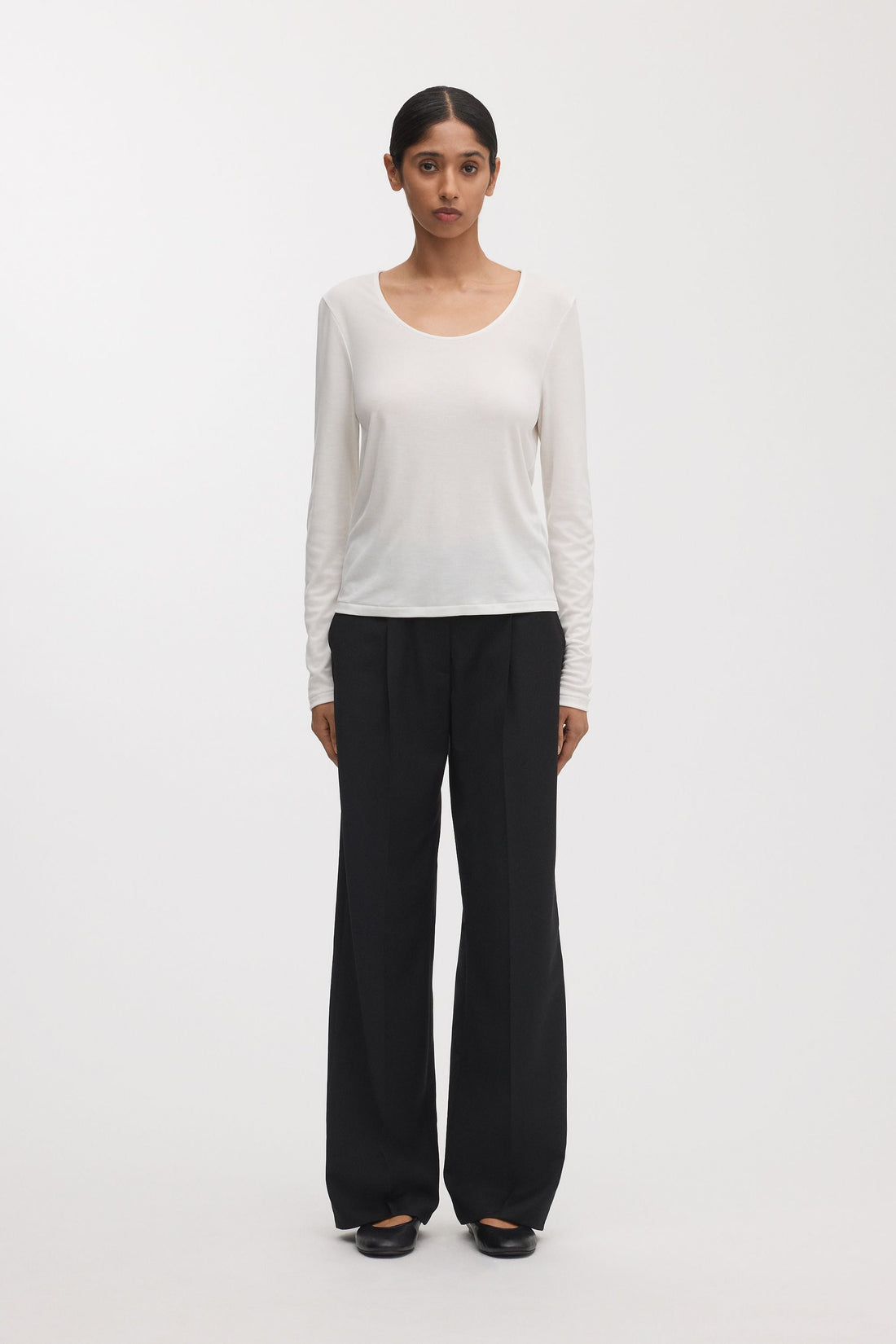 The Long Sleeve Scoop Neck Top