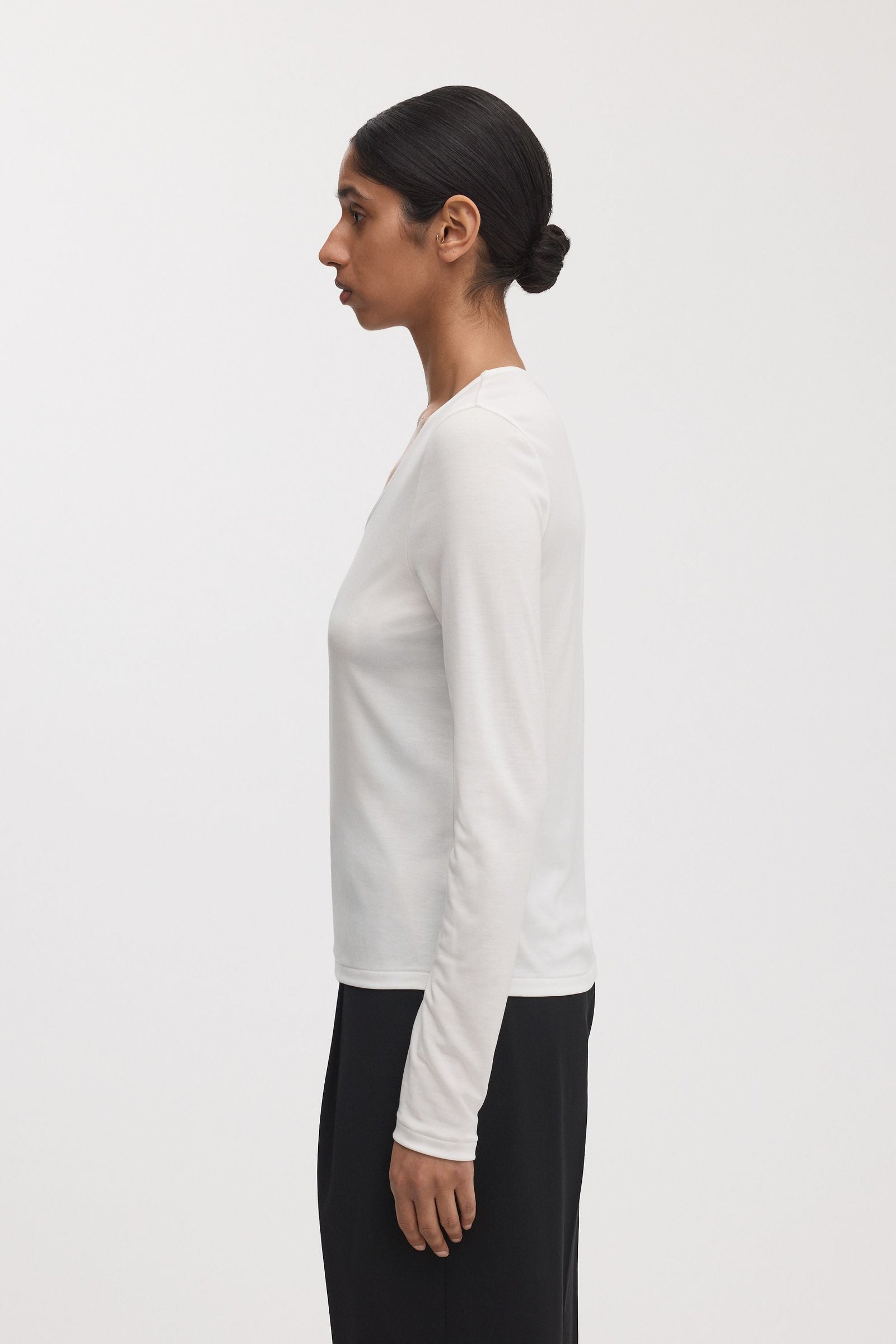 The Long Sleeve Scoop Neck Top