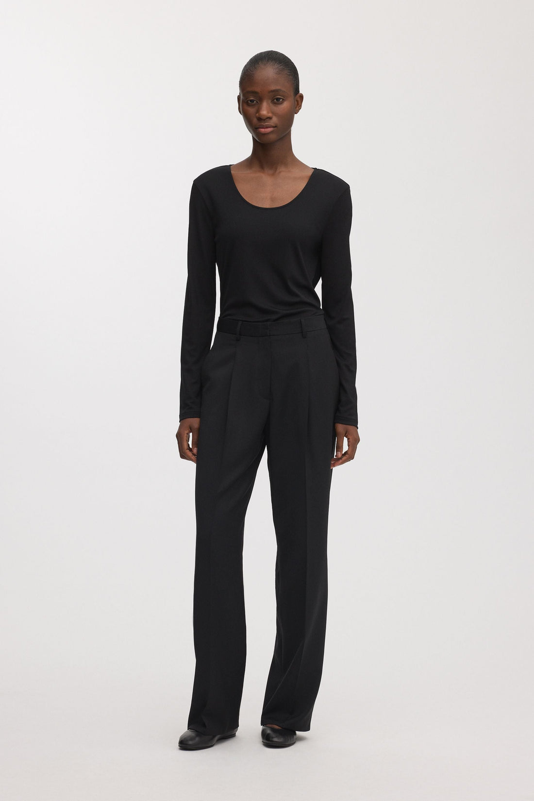 The Long Sleeve Scoop Neck Top