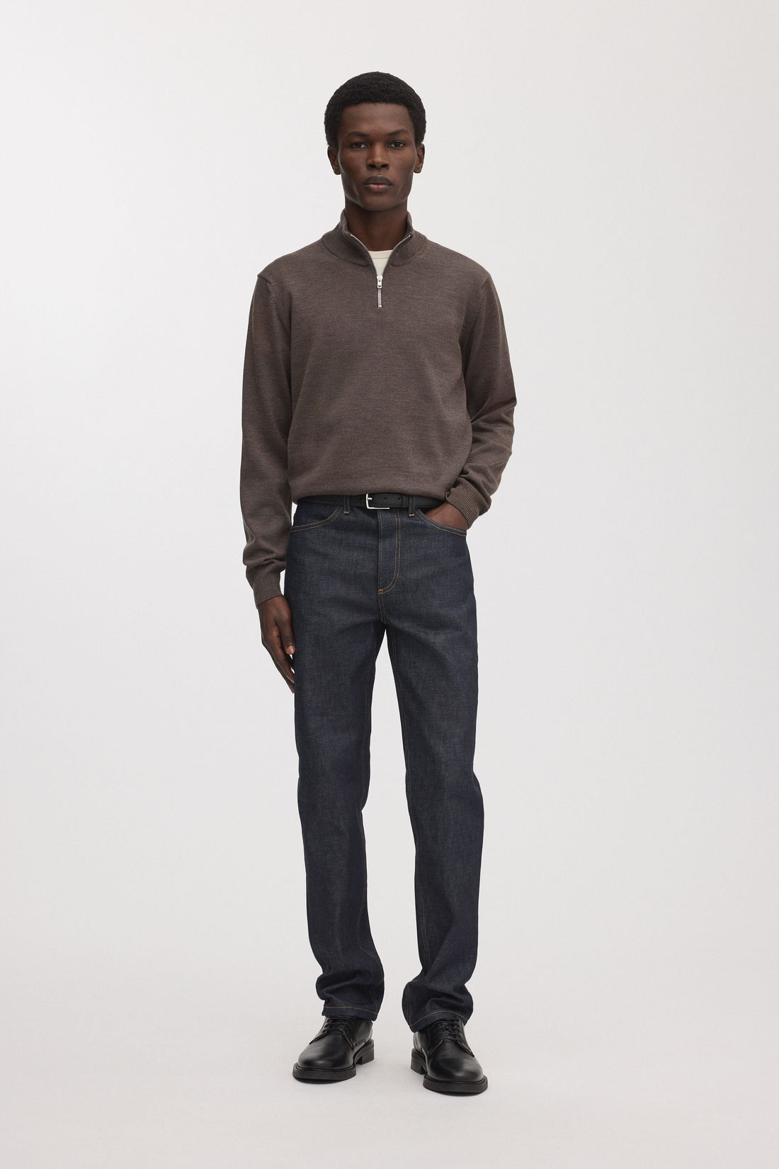 The Merino Half Zip Sweater