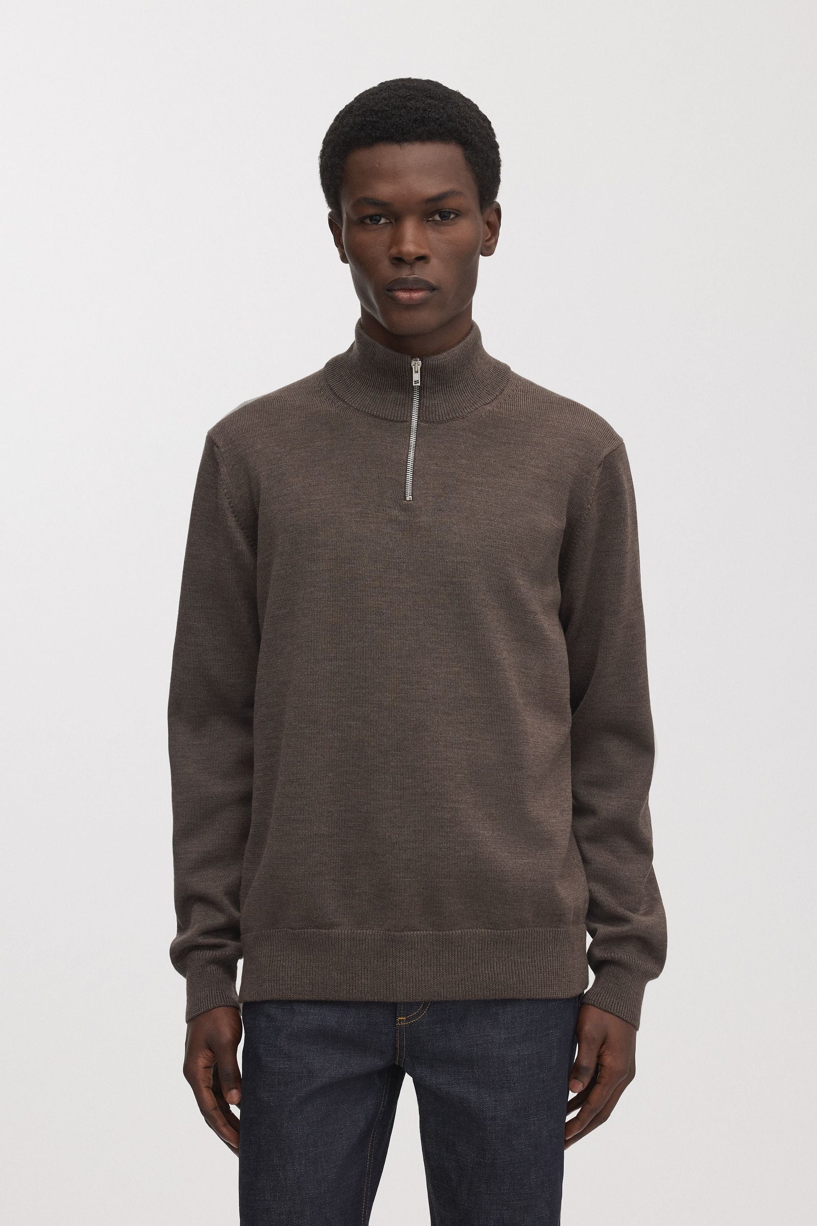 The Merino Half Zip Sweater