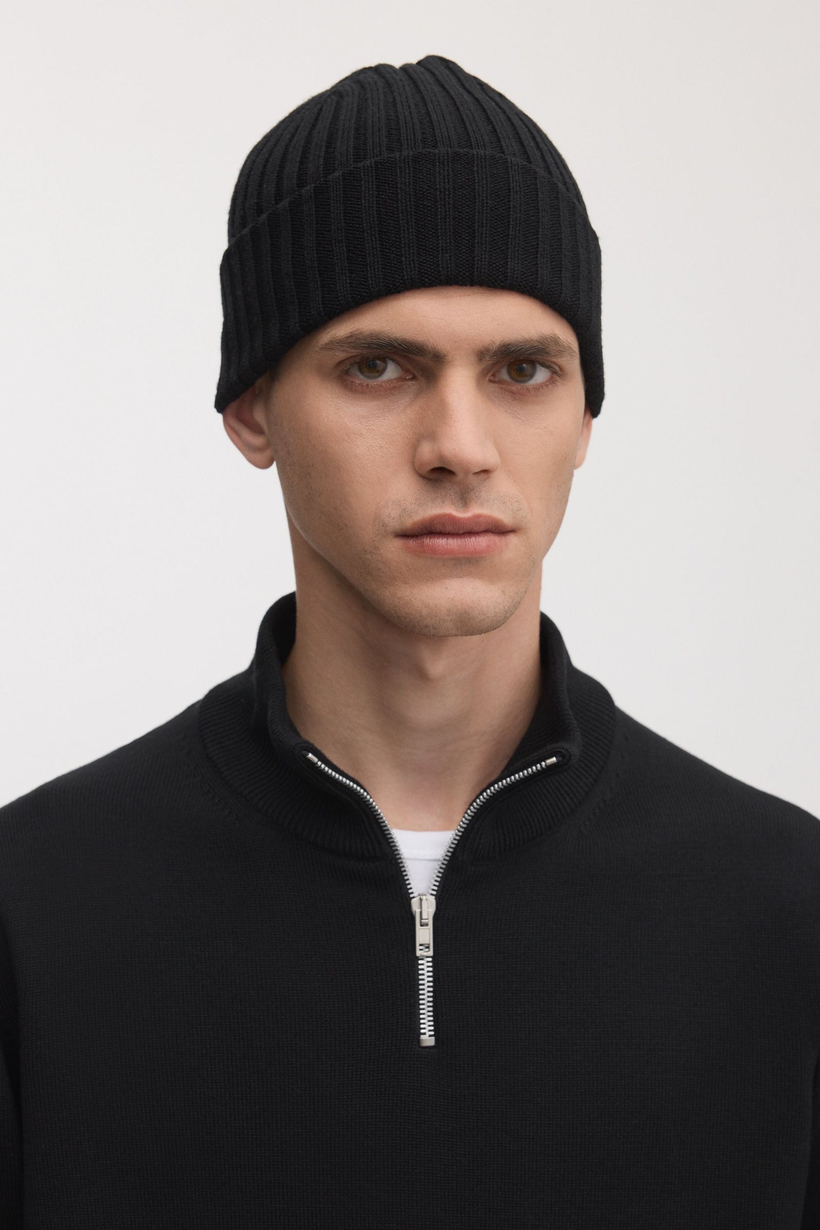 The Ribbed Wool Beanie