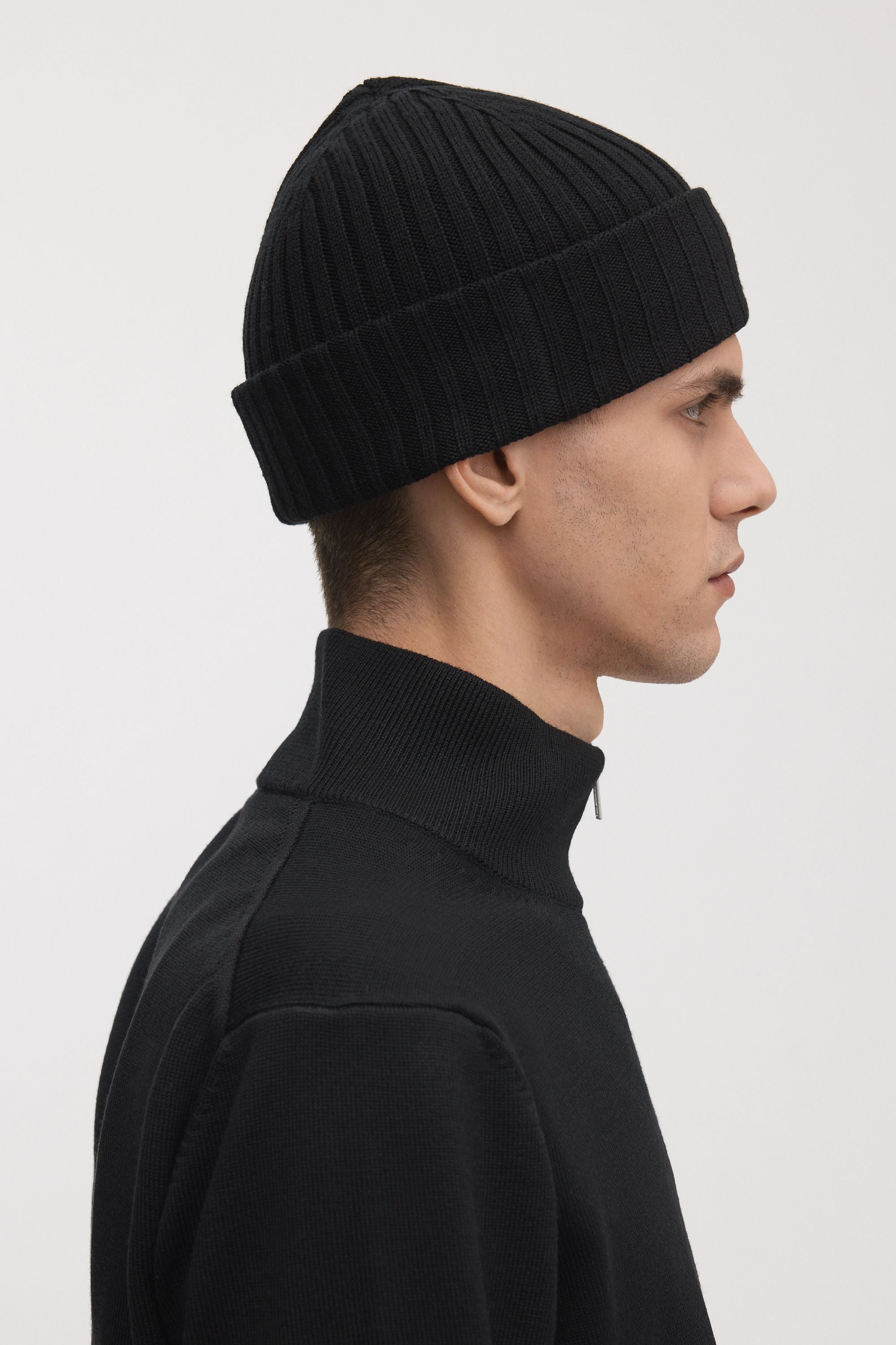 The Ribbed Wool Beanie