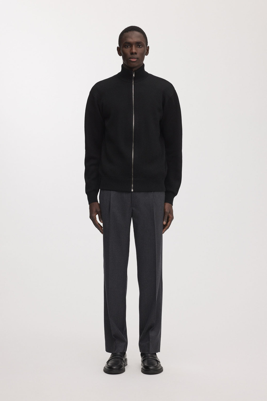 The Merino Zip Cardigan