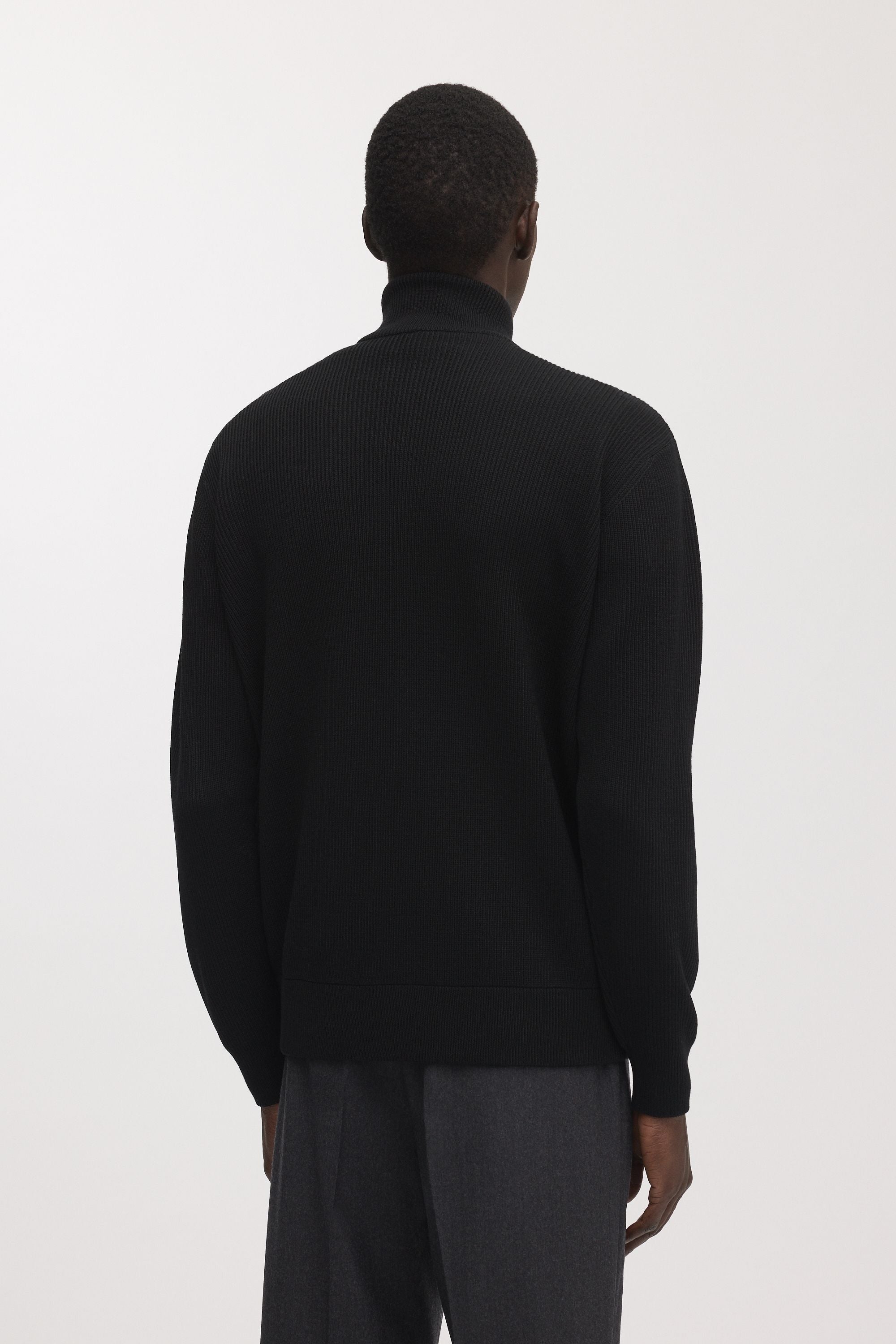 The Merino Zip Cardigan