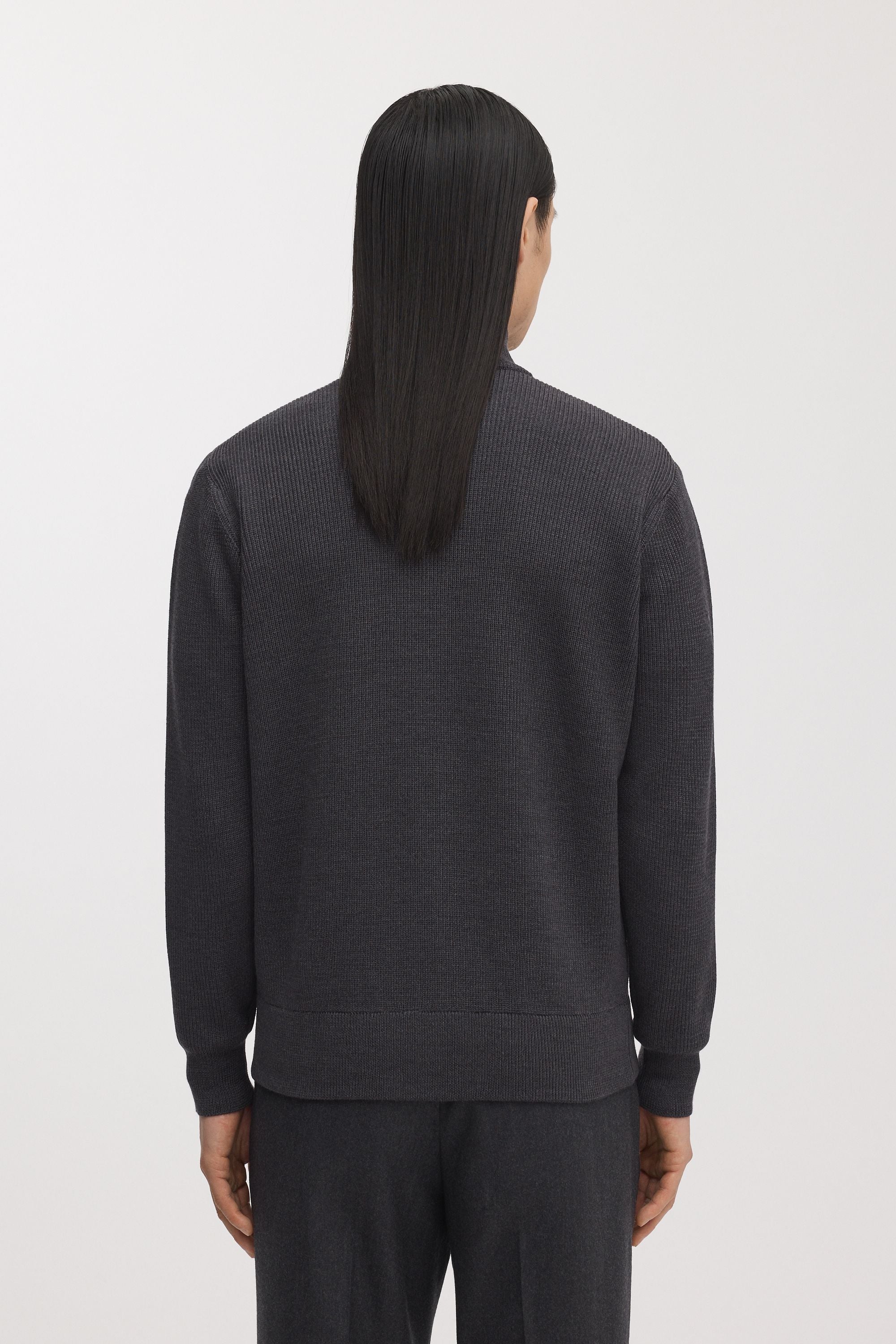 The Merino Zip Cardigan