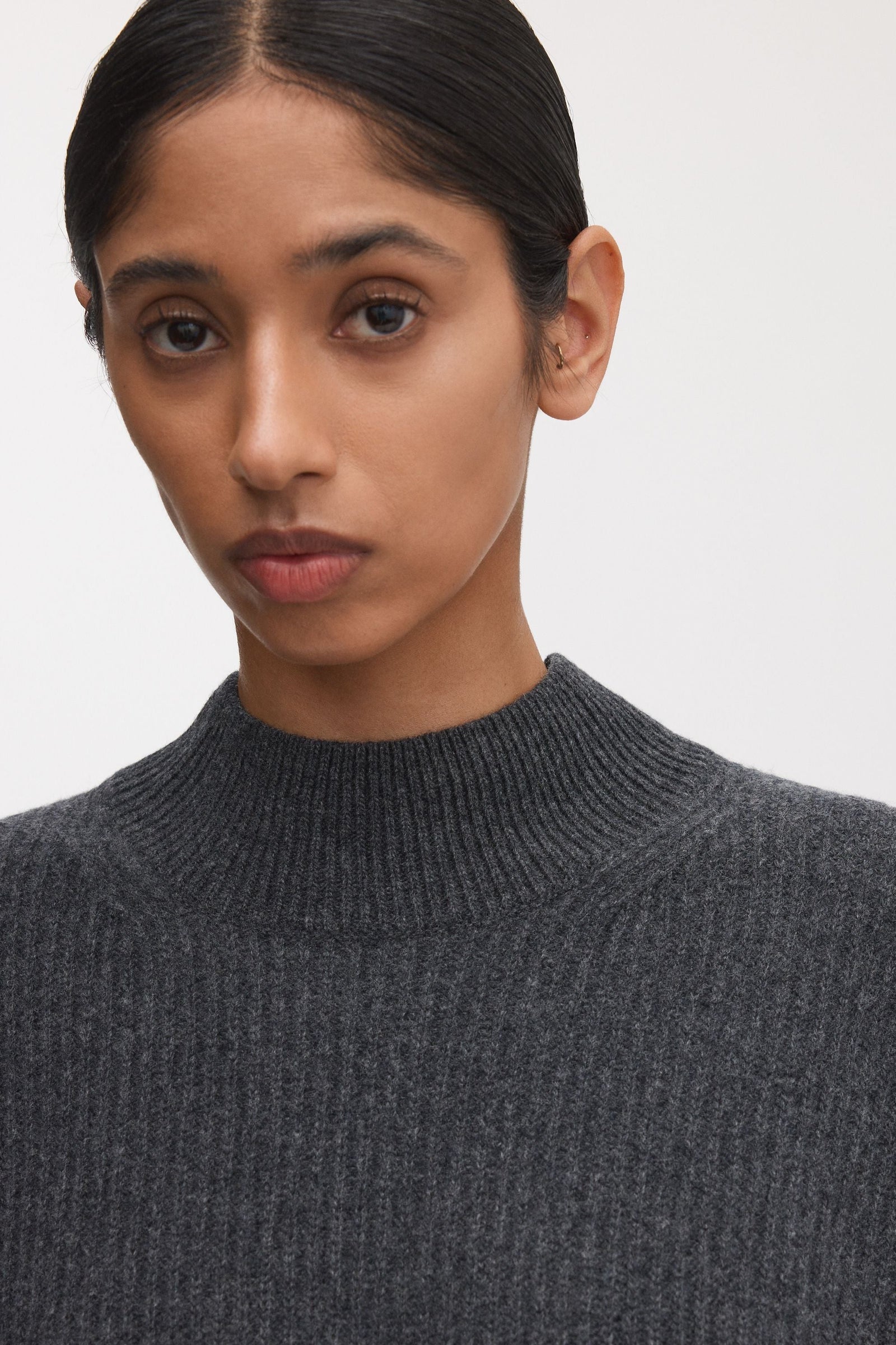 The Mock Neck Sweater