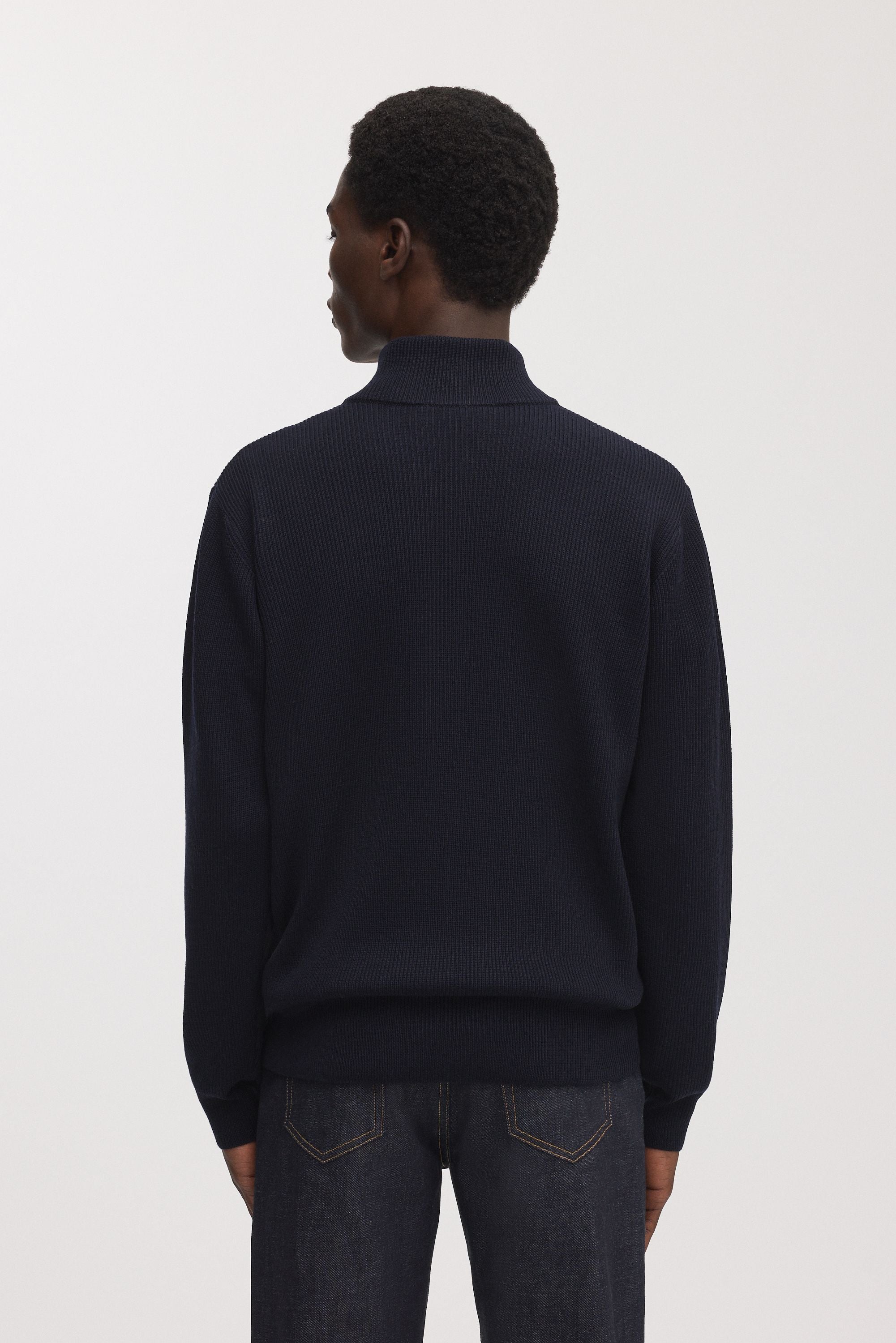 The Merino Zip Cardigan