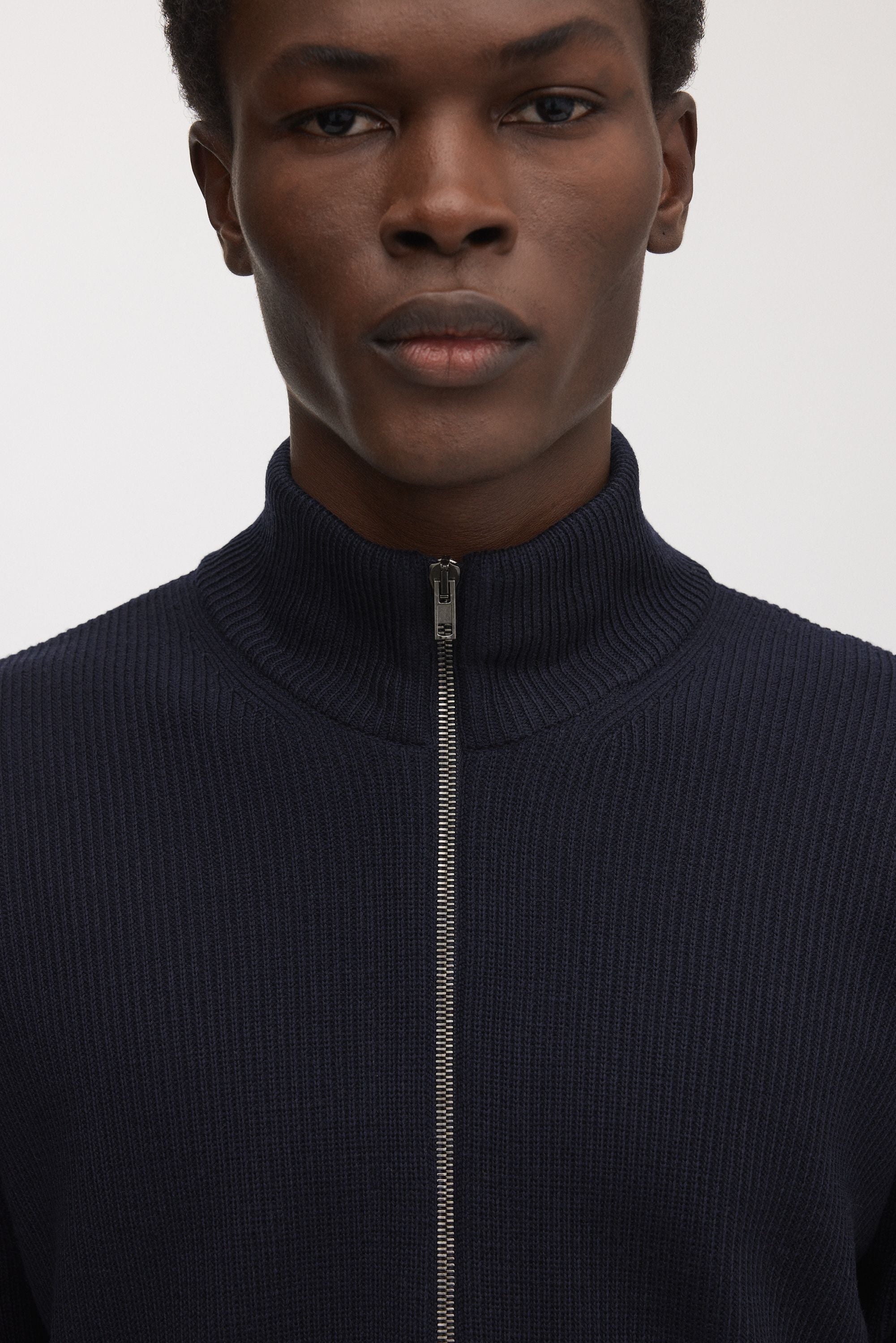 The Merino Zip Cardigan