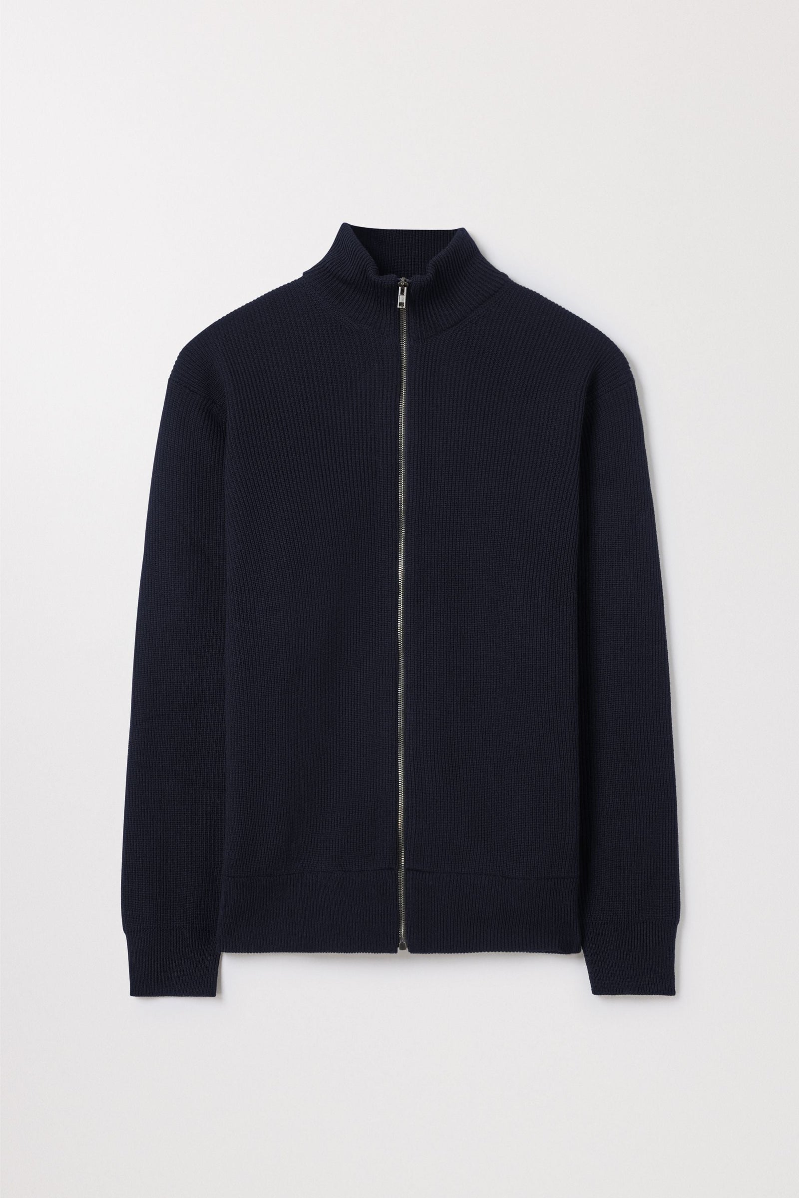 The Merino Zip Cardigan