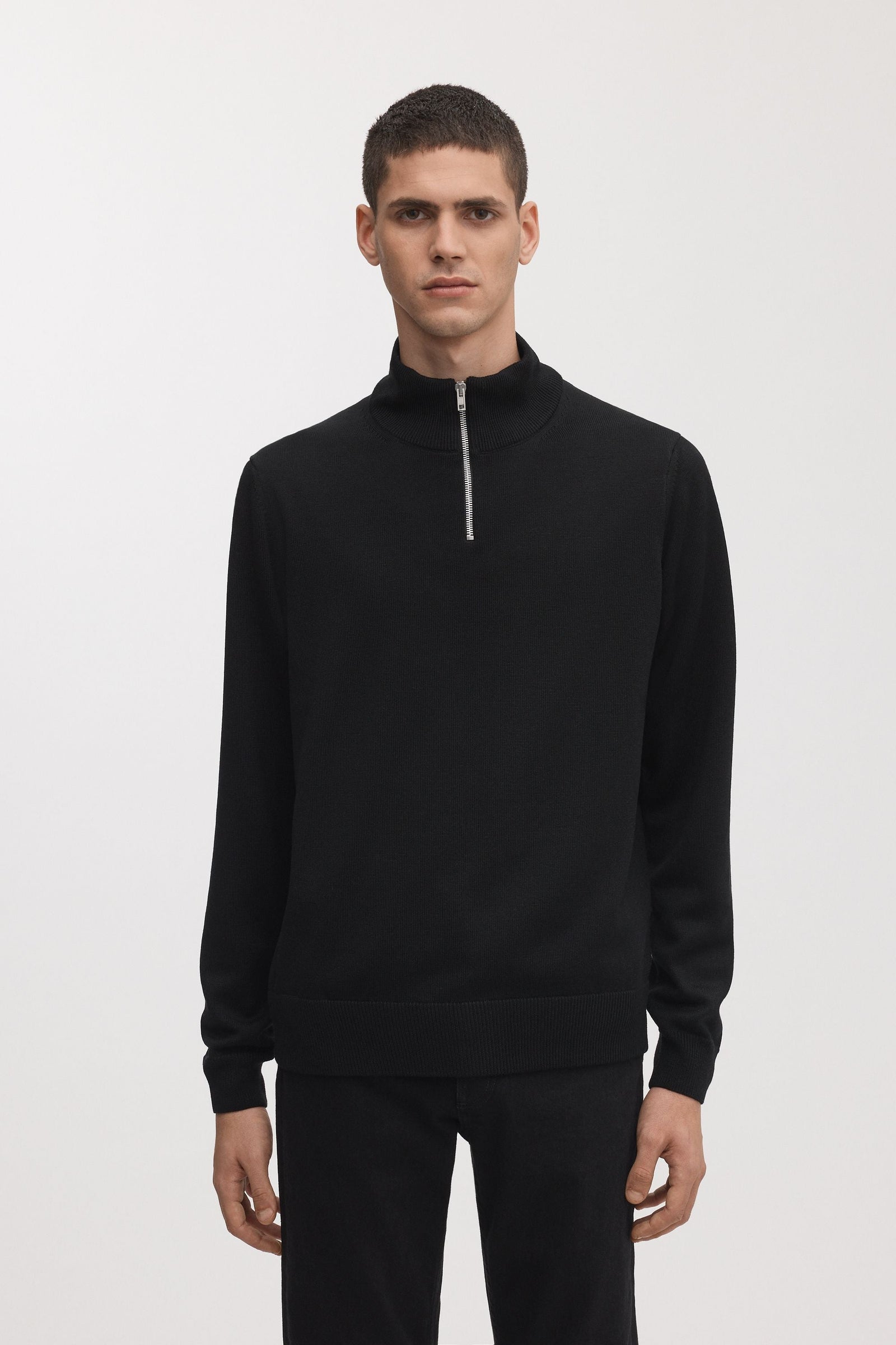 The Merino Half Zip Sweater