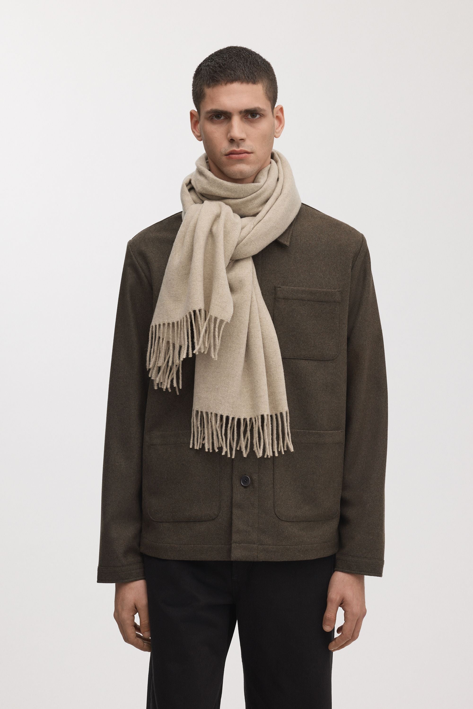 The Oversized Cashmere Wool Scarf